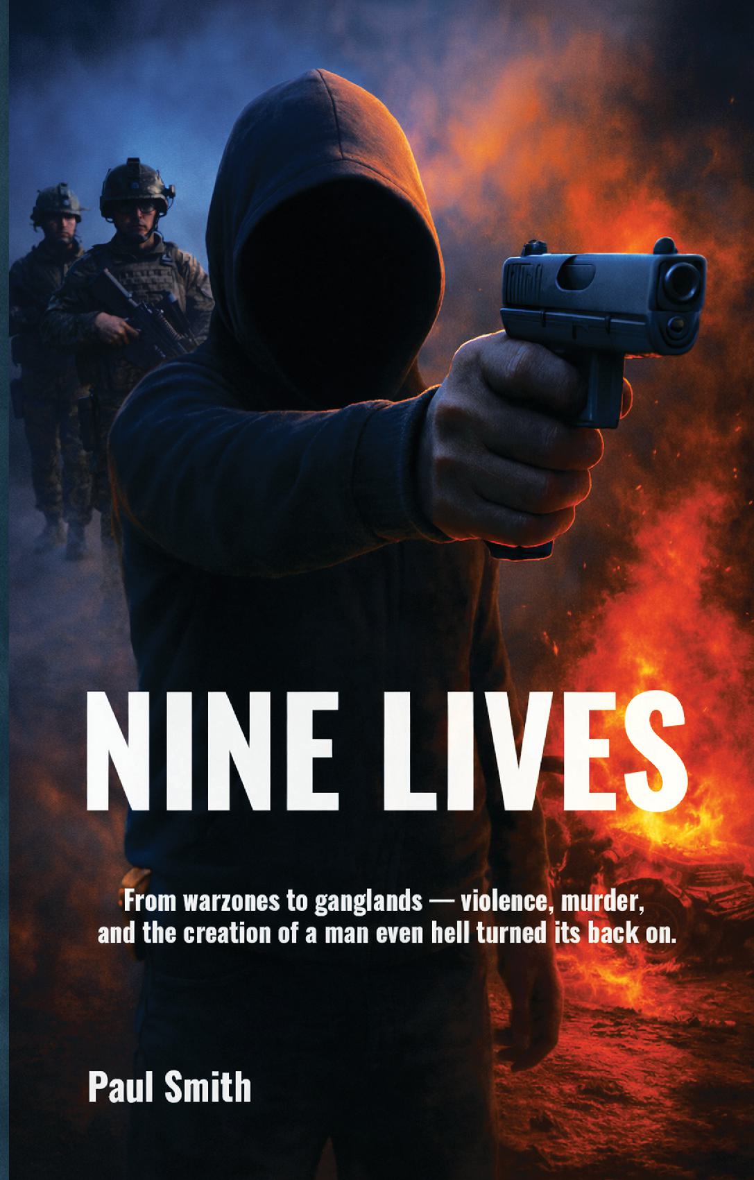 Nine Lives military thriller novel book cover